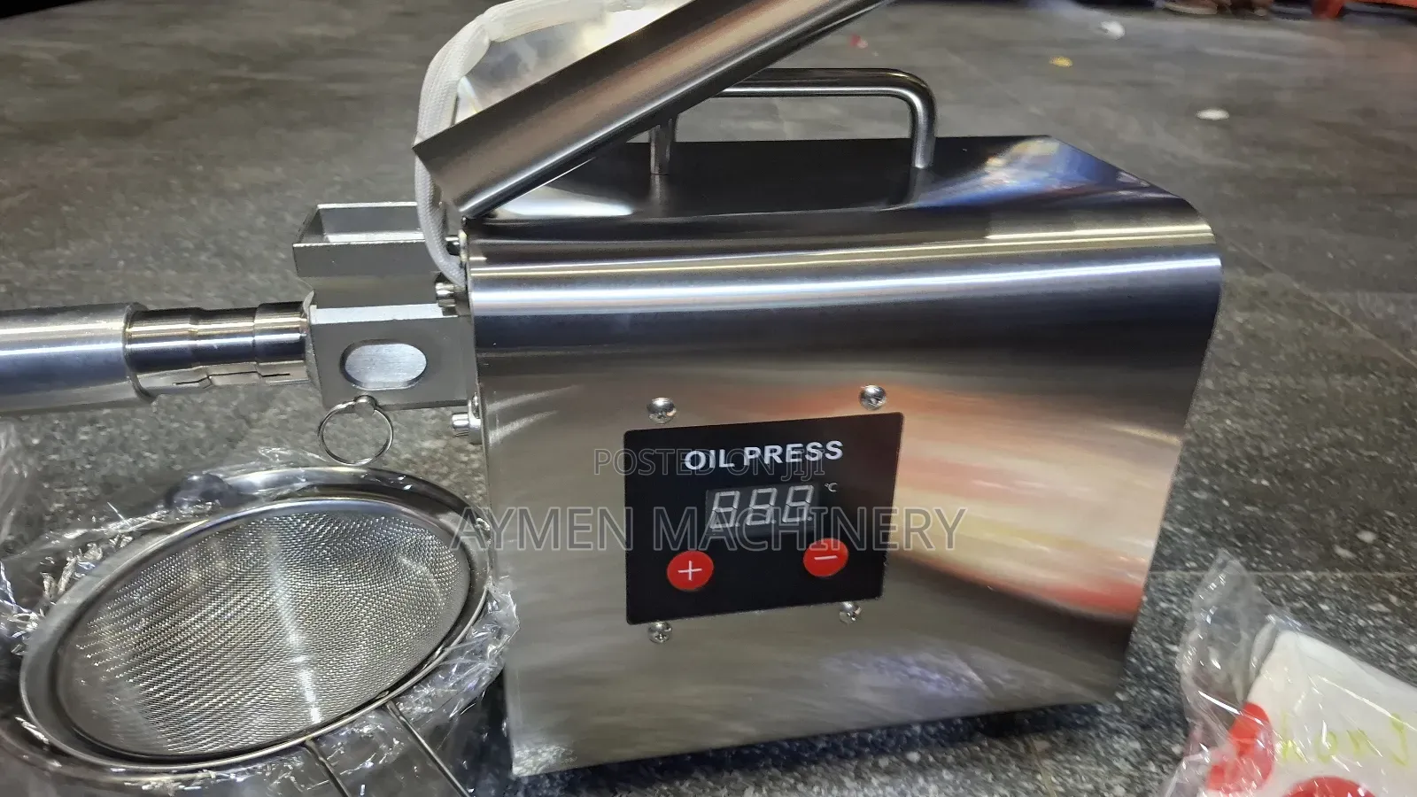 Automatic Oil Press Machine ዘይት መጭመቂያ