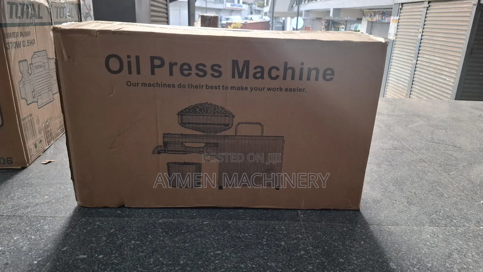 Automatic Oil Press Machine ዘይት መጭመቂያ