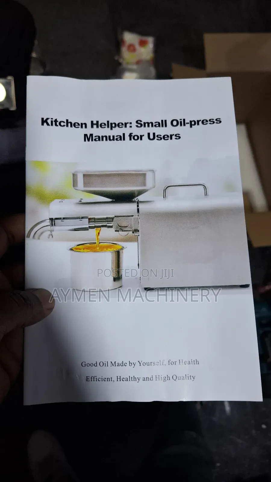 Automatic Oil Press Machine ዘይት መጭመቂያ