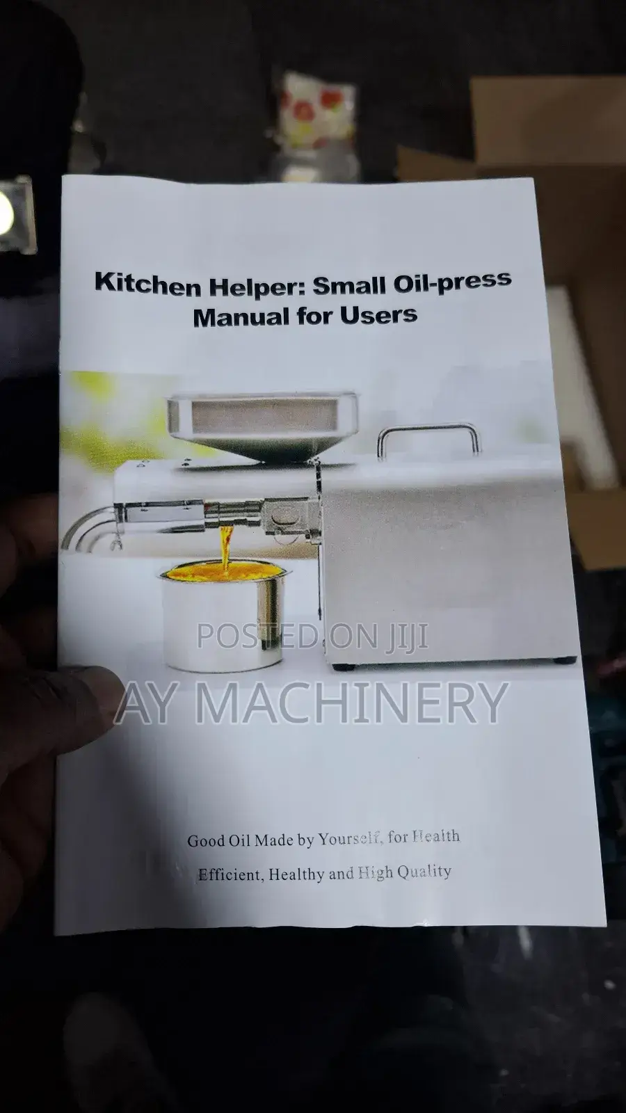 Automatic Oil Press Machine ዘይት መጭመቂያ