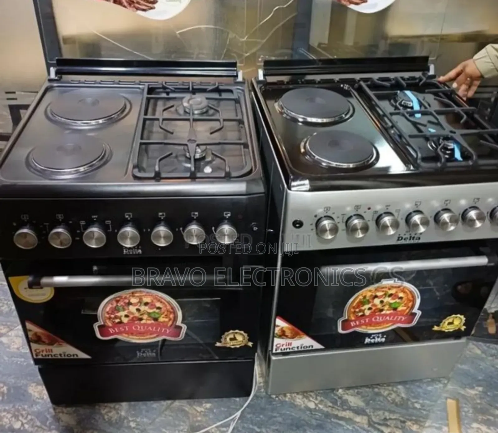 Delta Oven 2 Gas + 2 Electric – Turkish Made |Durable!