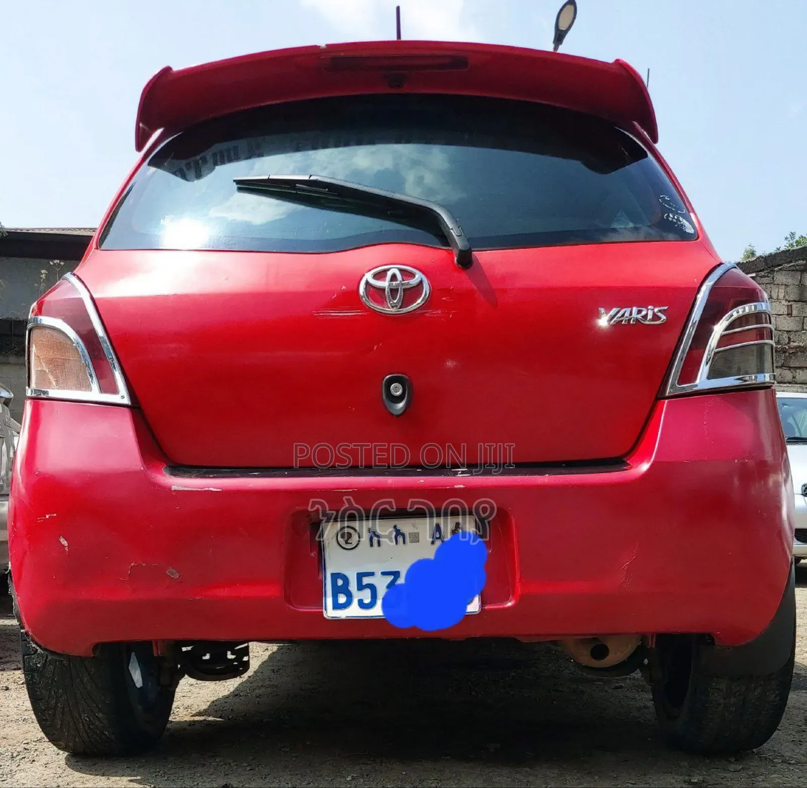 Toyota Yaris 2007 Red