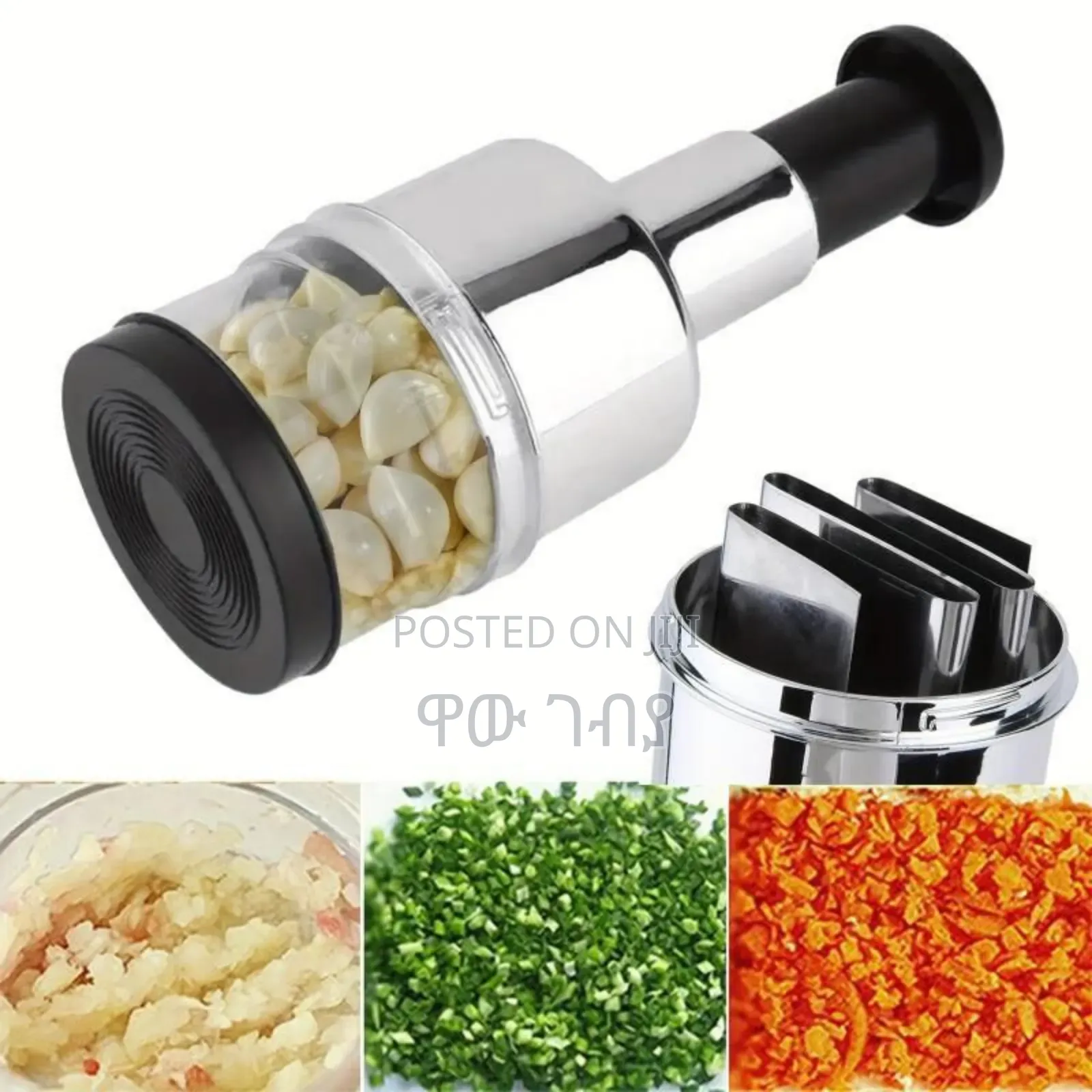 Manual Press-Down Garlic and Vegetable Chopper