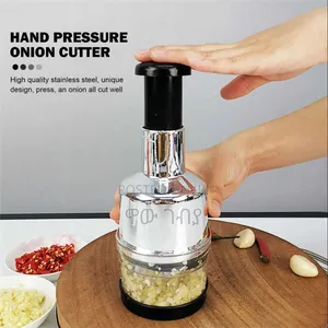 Manual Press-Down Garlic and Vegetable Chopper