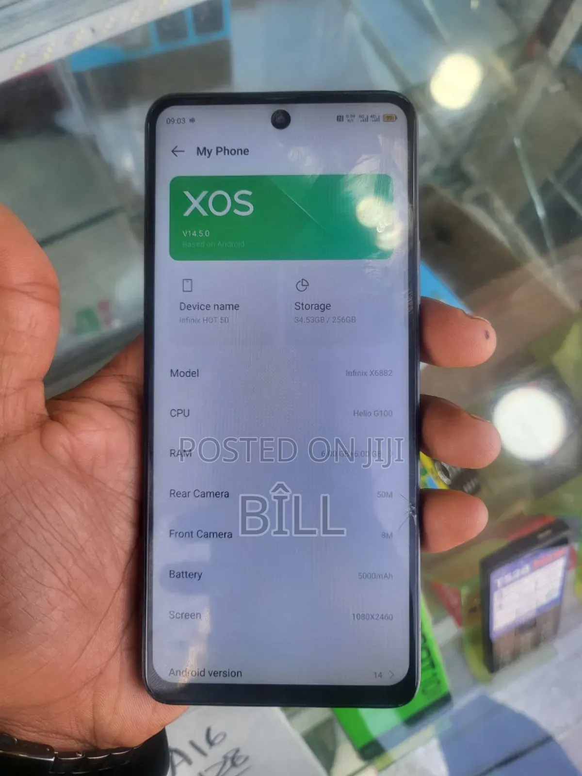 Infinix Hot 50 256 GB Blue