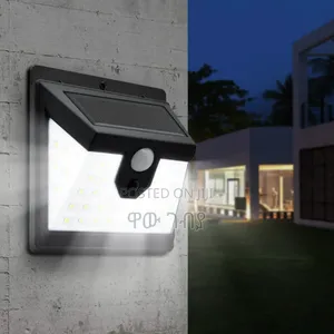 Solar-Powered Outdoor Wall Light.