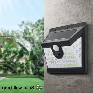 Solar-Powered Outdoor Wall Light.