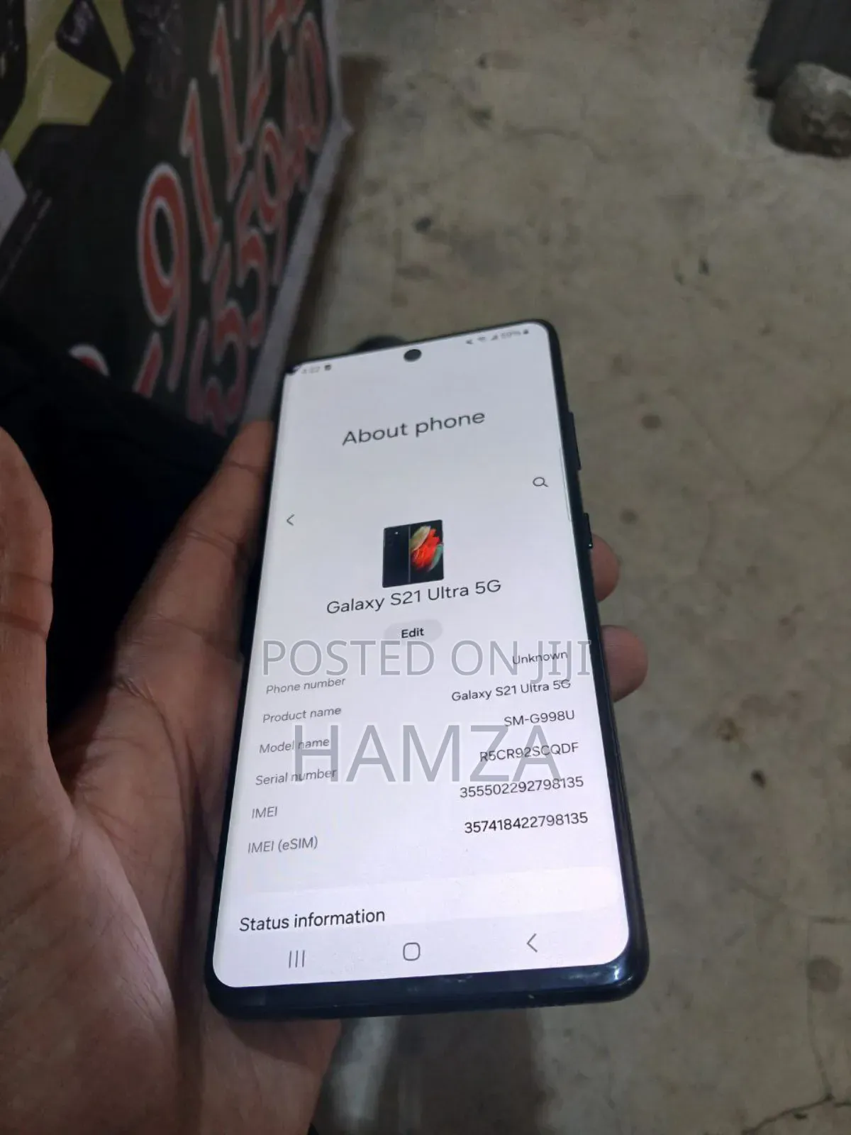 New Samsung Galaxy S21 Ultra 5G 128 GB Black