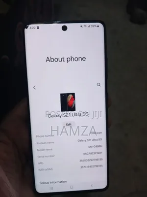 New Samsung Galaxy S21 Ultra 5G 128 GB Black