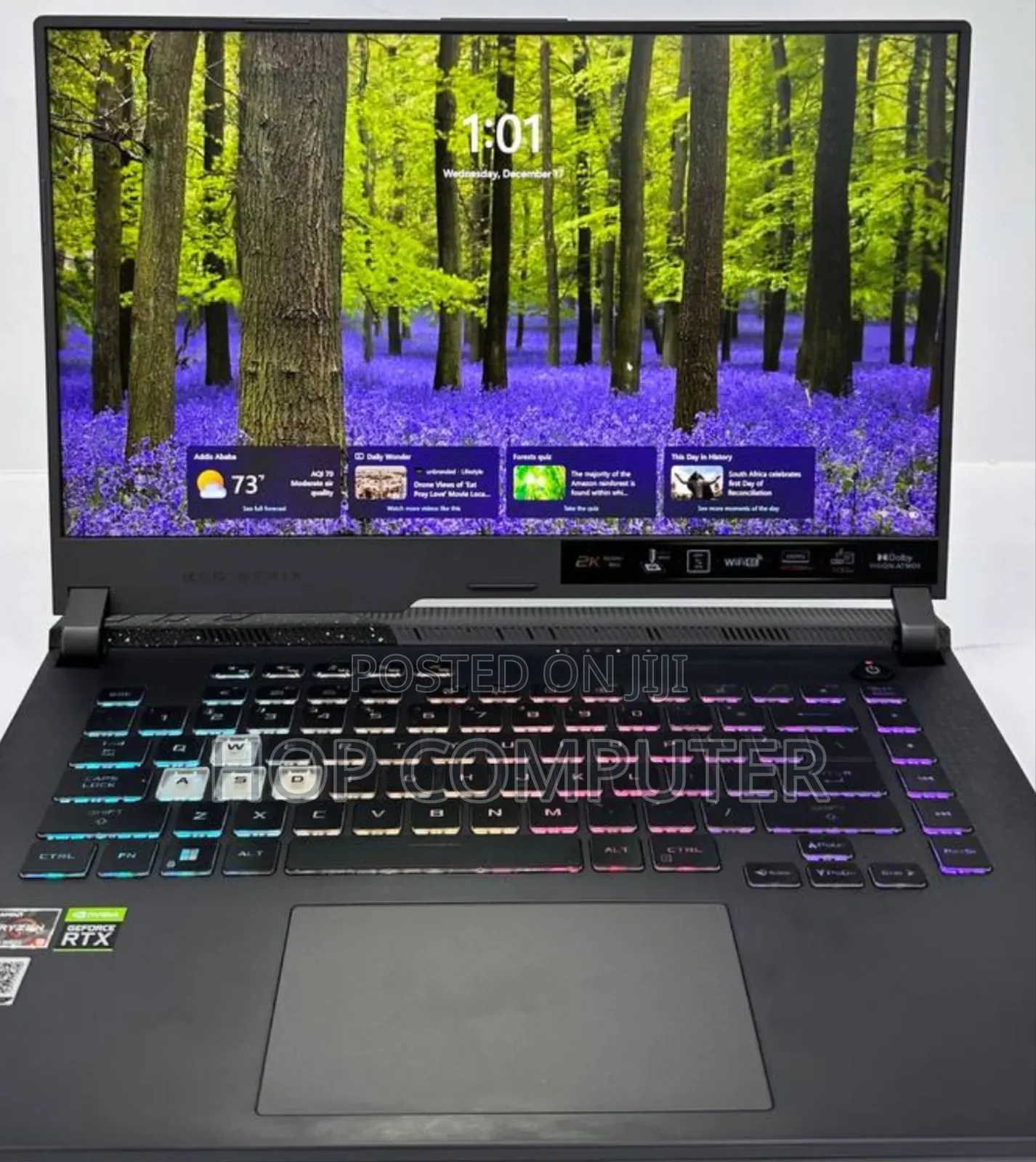 New Laptop Asus ROG Strix G16 G614 16GB AMD Ryzen 9 SSD 512GB
