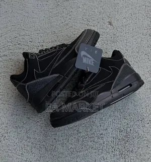 Jordan 3 Traviscott Black