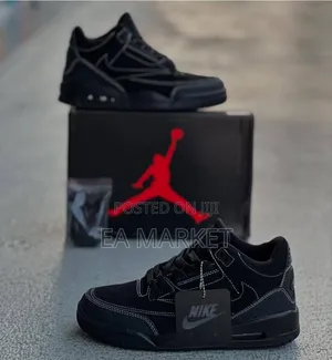 Jordan 3 Traviscott Black
