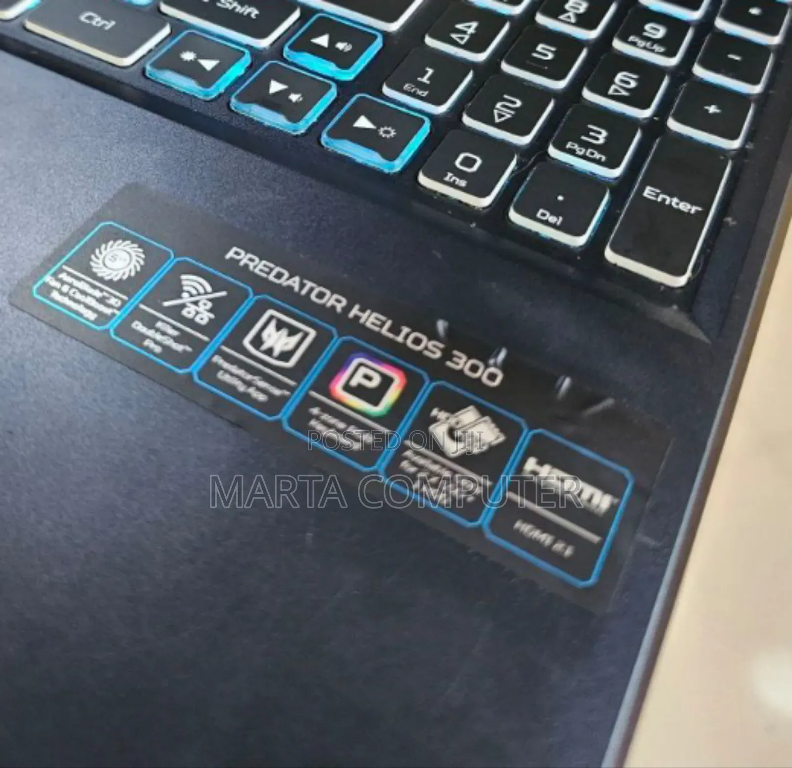 New Laptop Acer Predator Helios 300 16GB Intel Core I7 SSD 512GB