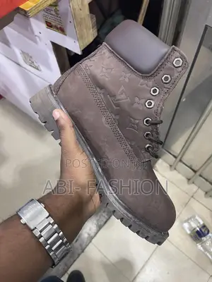 Louis Vuitton X Timberland Dark Coco