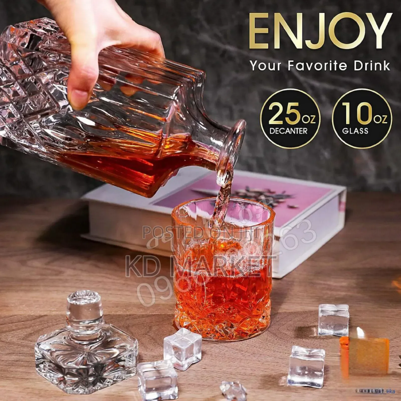 7pcs Whisky Decanter Glass Set