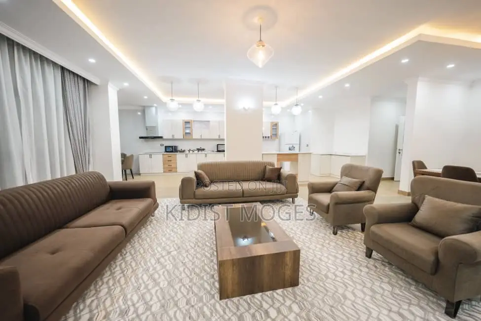 Furnished 3bdrm Apartment in Bole for rent