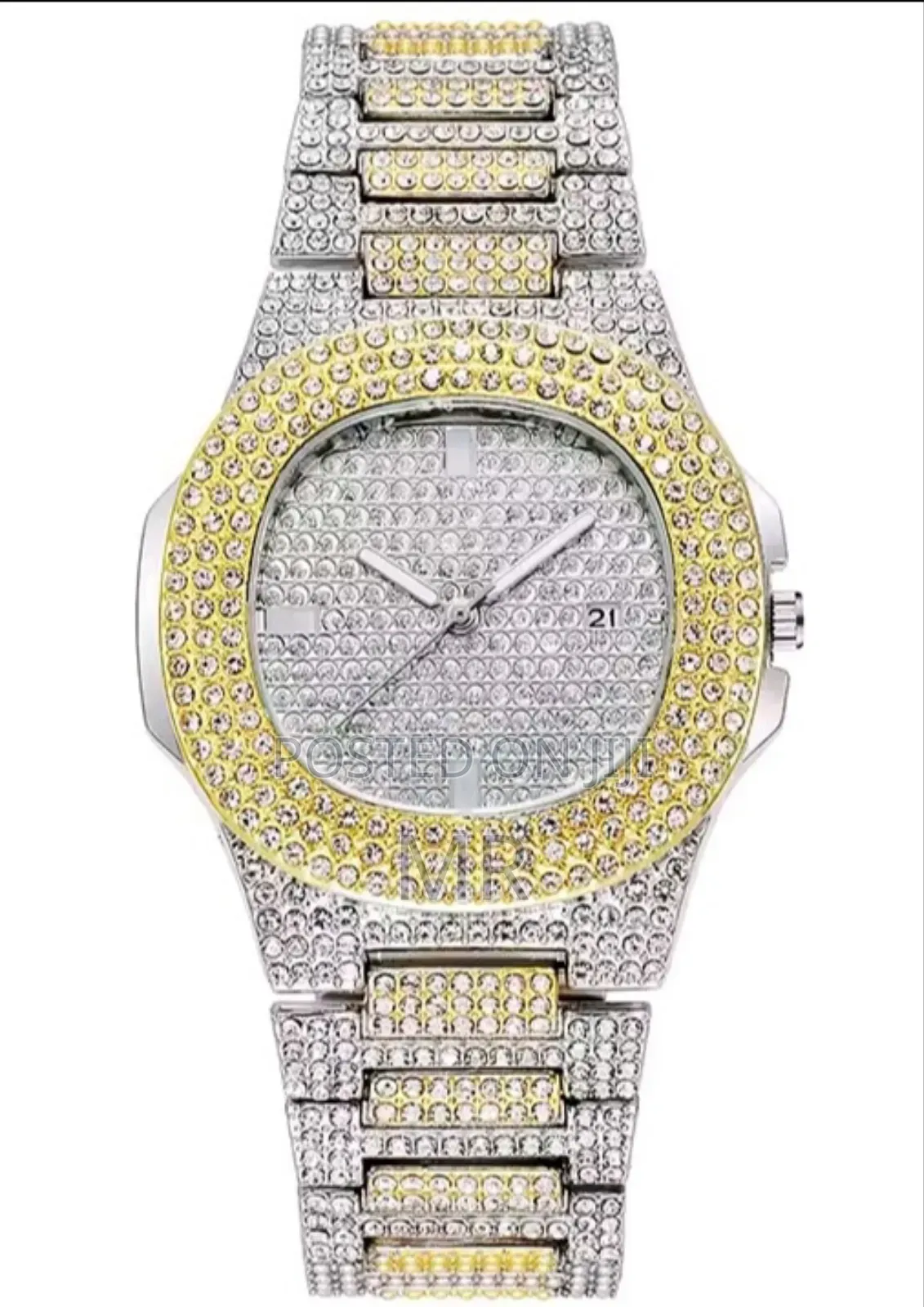 Iced Out Quartz Watch