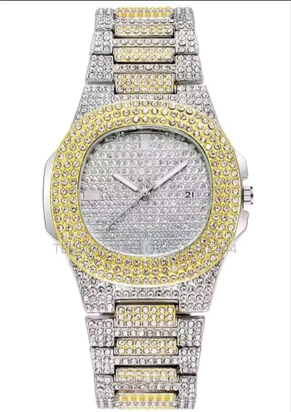 Iced Out Quartz Watch