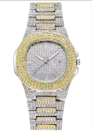 Iced Out Quartz Watch