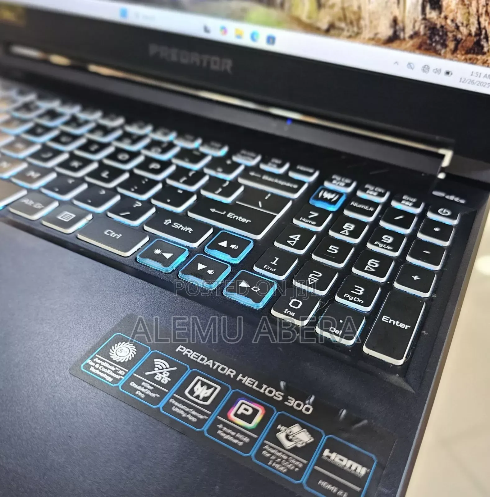 New Laptop Acer Predator Helios 300 16GB Intel Core I7 SSD 512GB