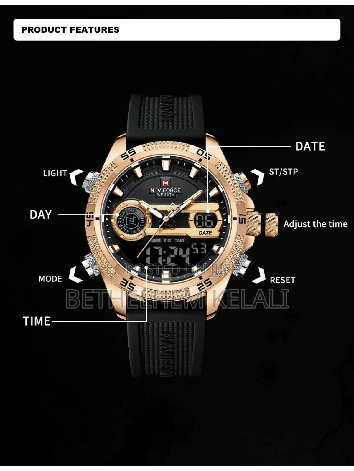 Naviforce Luxury Mens Watch