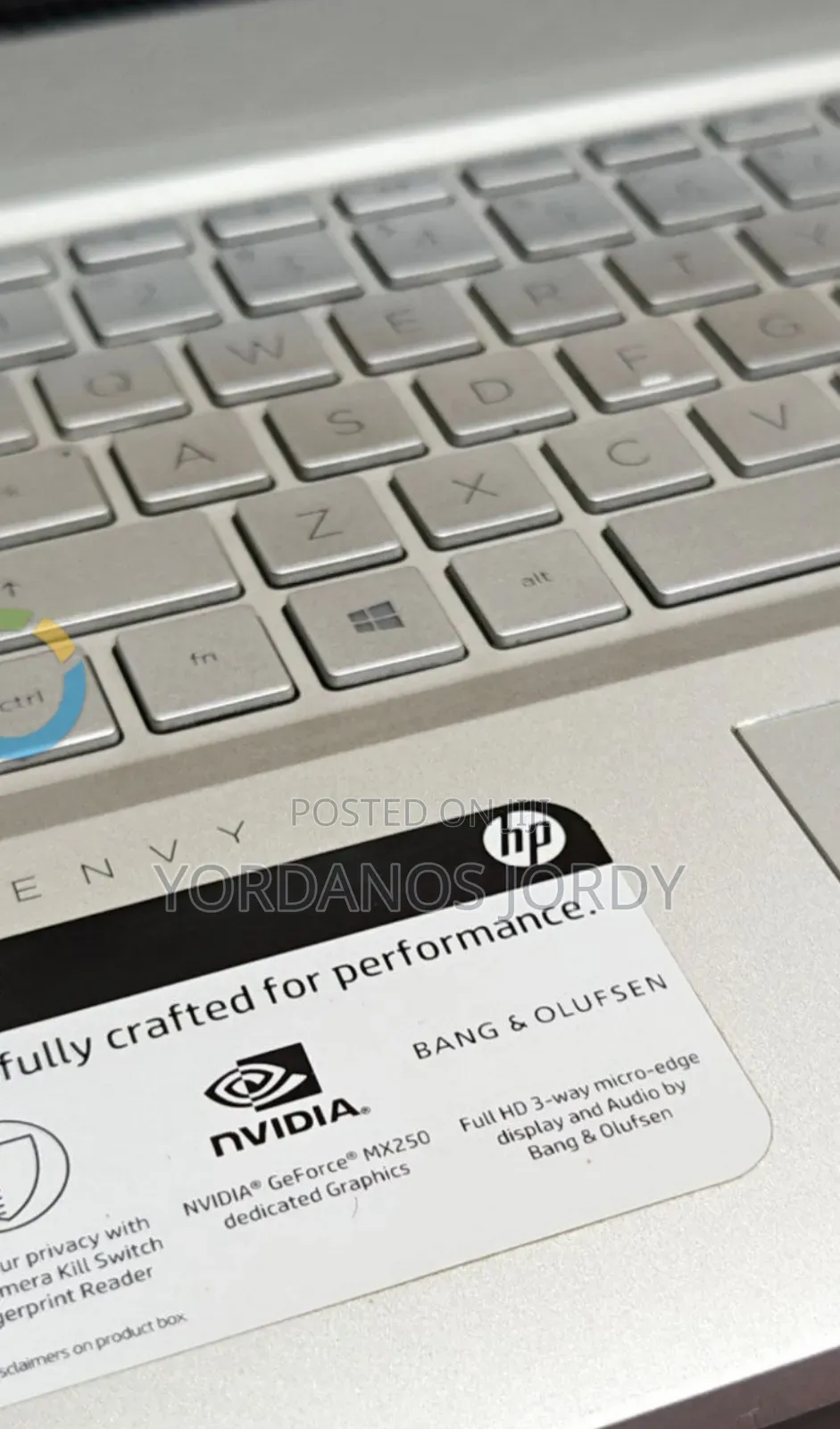 New Laptop HP Envy 17 16GB Intel Core I7 SSD 512GB