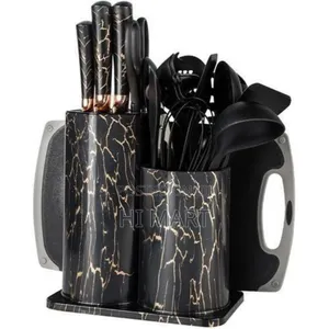 25pcs Siliocone Kitchen Knife Set
