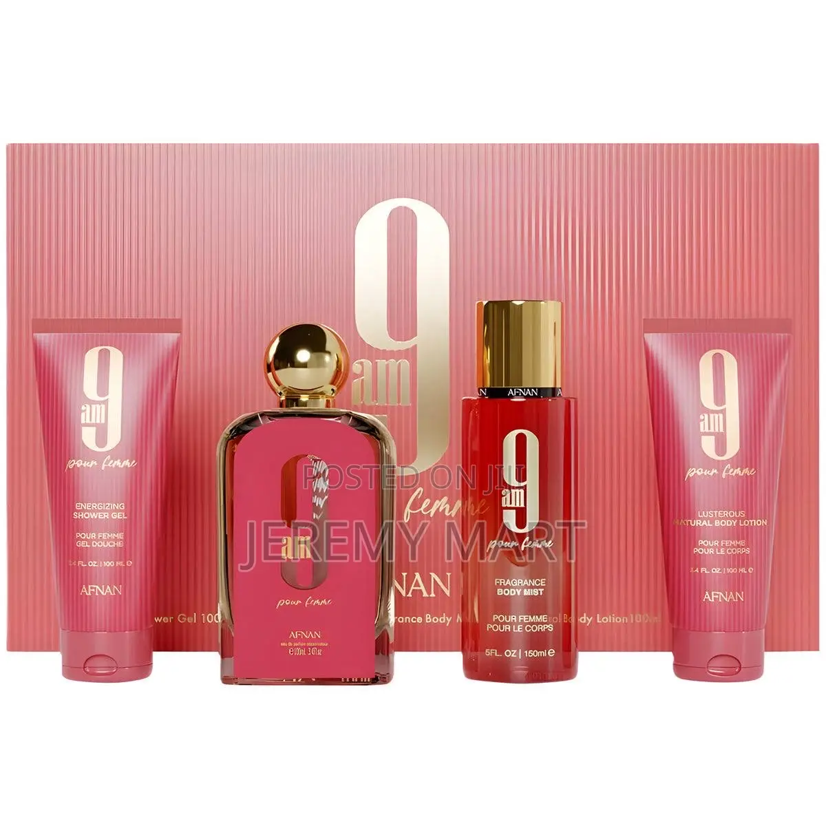Afnan 9pm Pour Femme Perfume Set for Her (My Way Dupe)