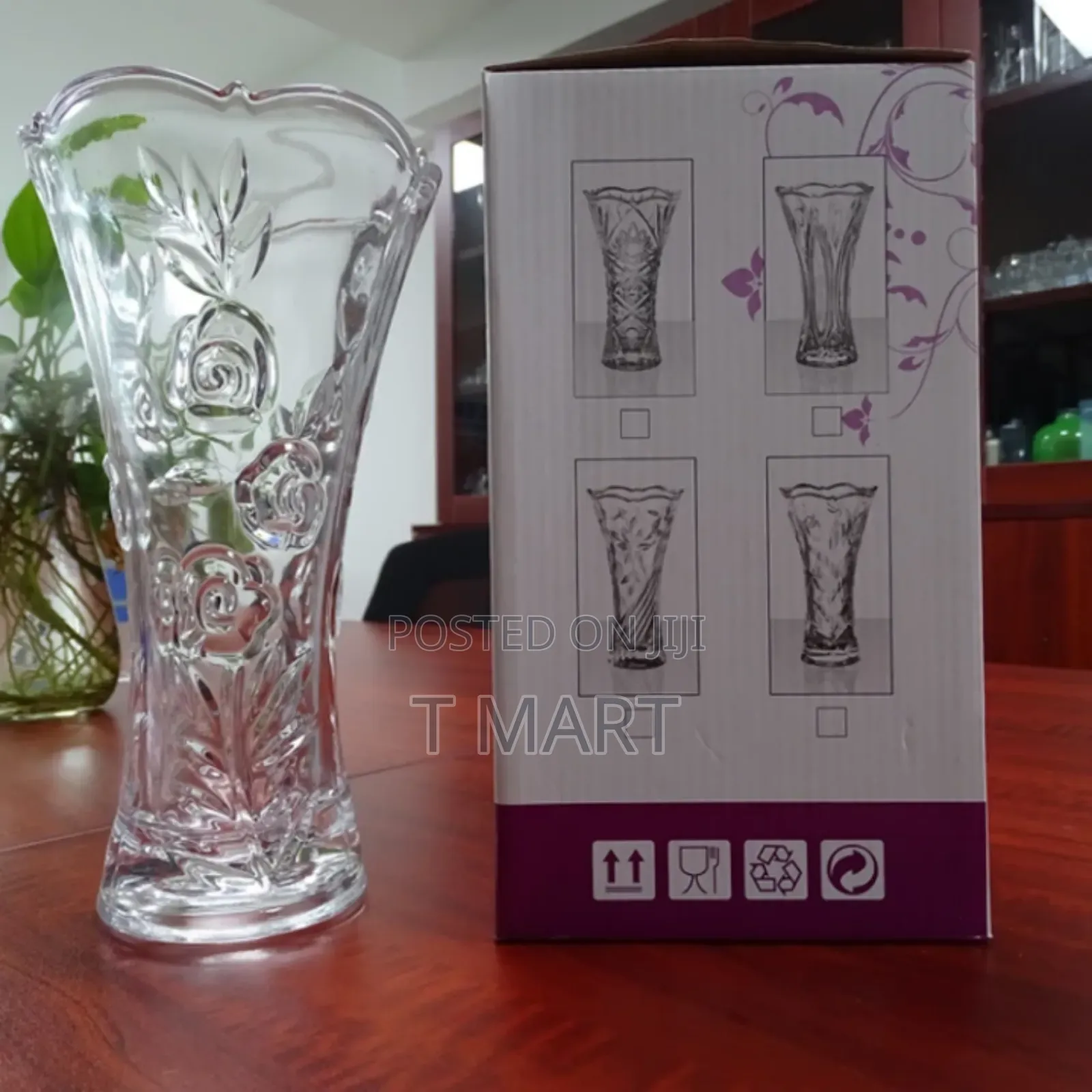 3 in 1 Glass Vase