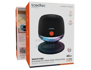 Porodo Mganetic RGB Mini Speaker