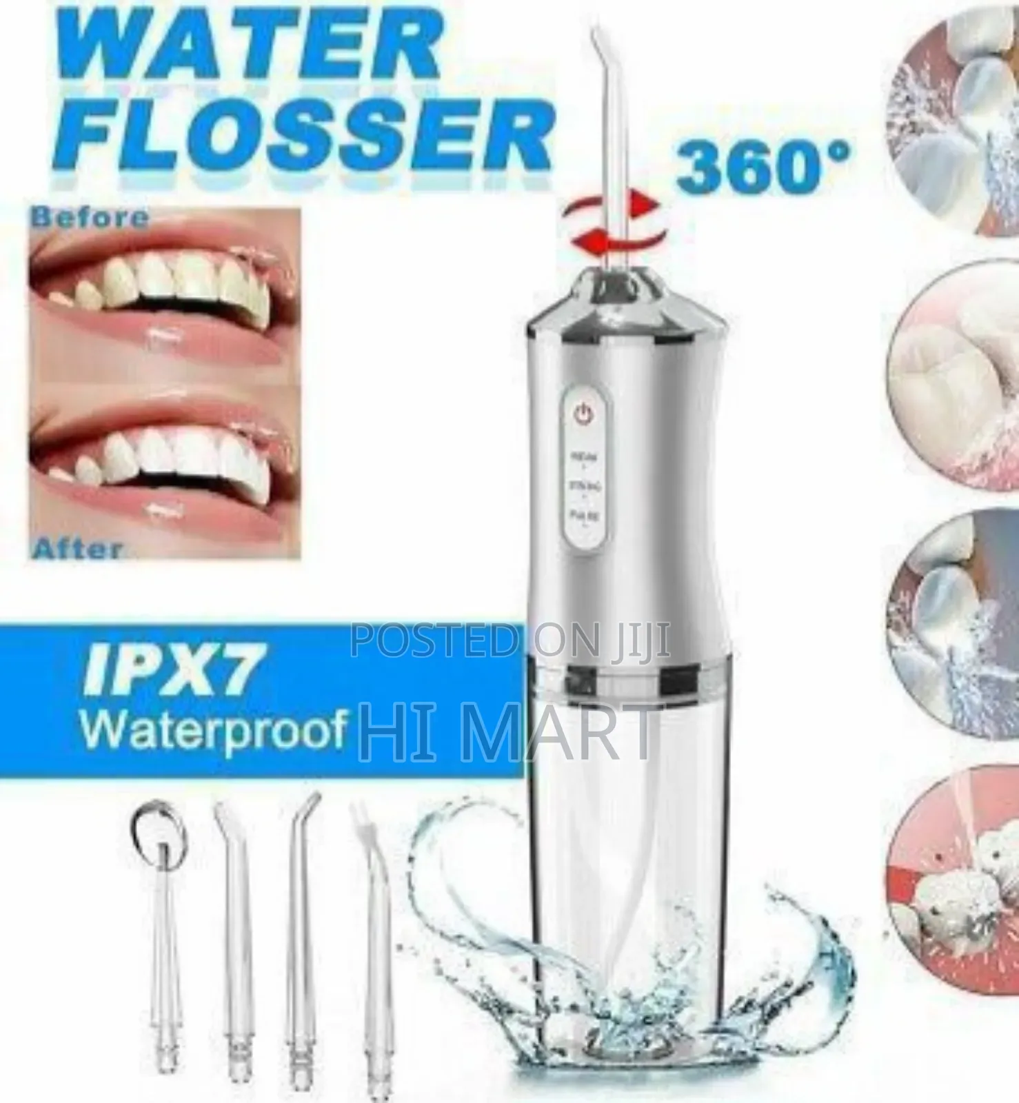 4in1 Rechargeable Water Dental Flosser