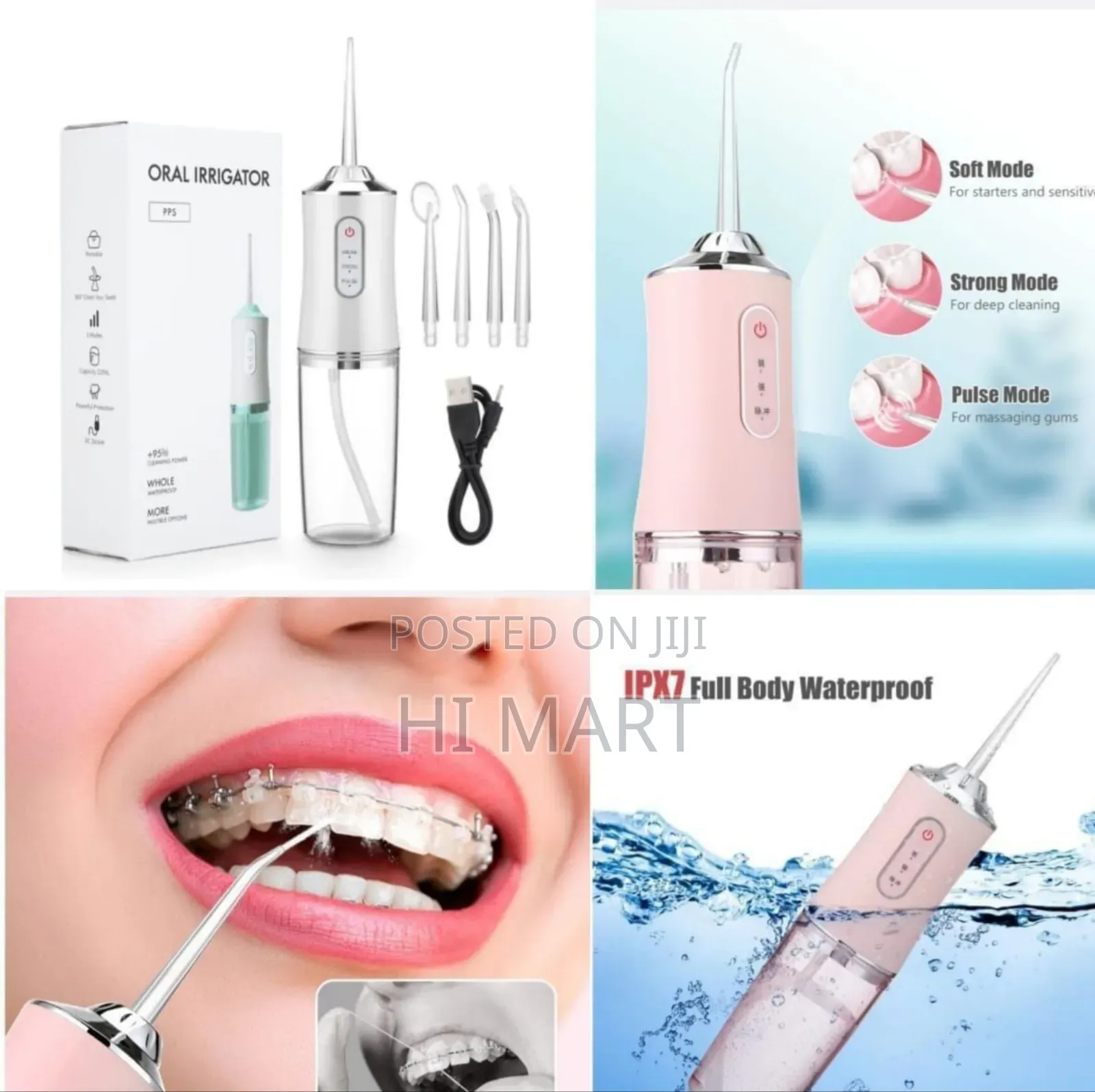 4in1 Rechargeable Water Dental Flosser