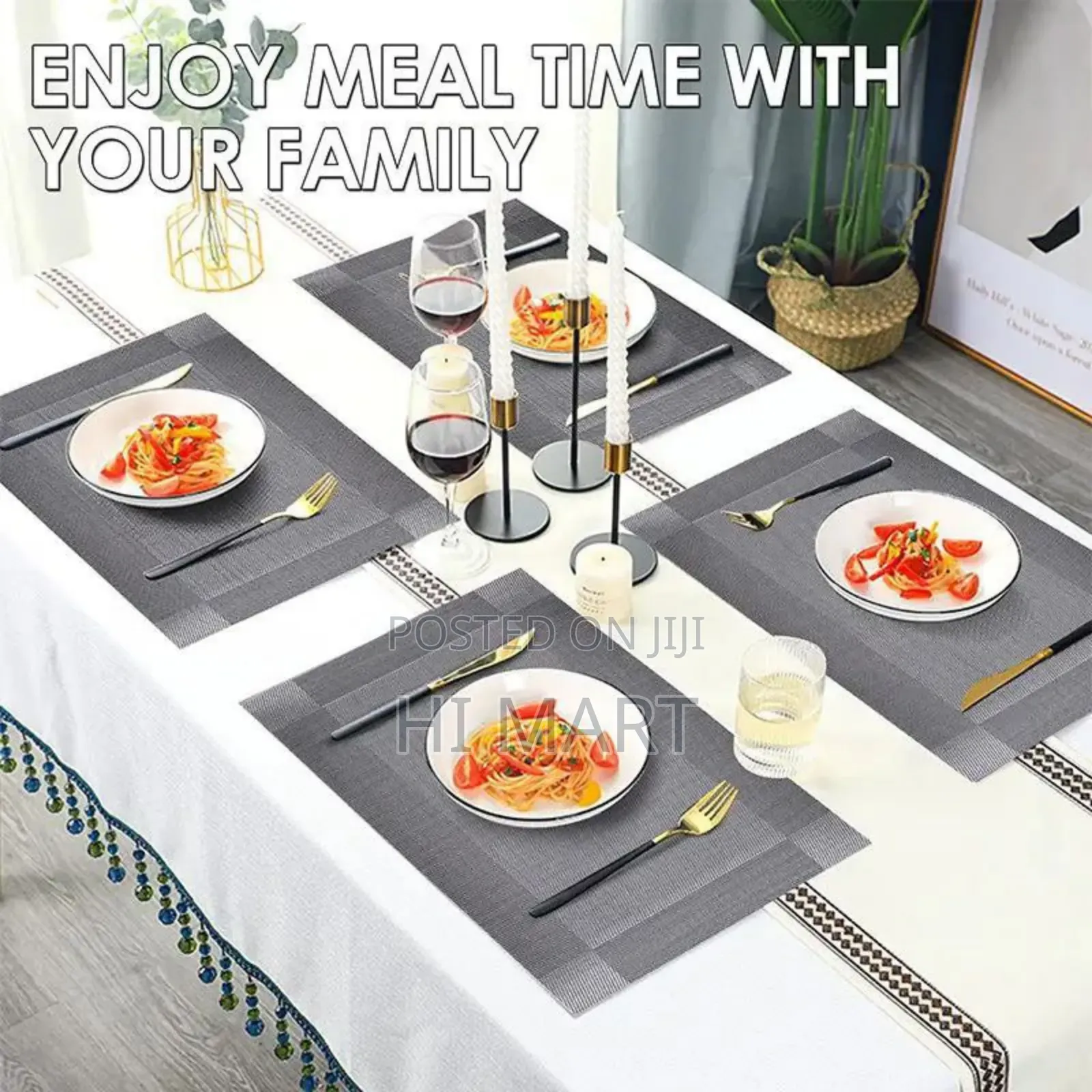 6pcs Modern Table Place Mat