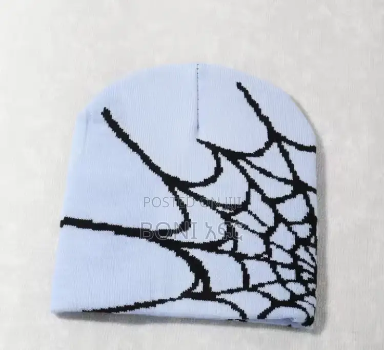 Goth Spider Web Beanie Caps