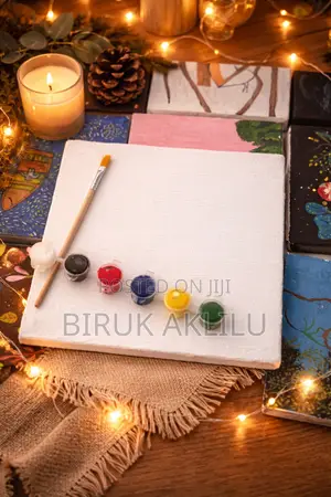 Canvas 20x20 1 Brush 6 Color Paint