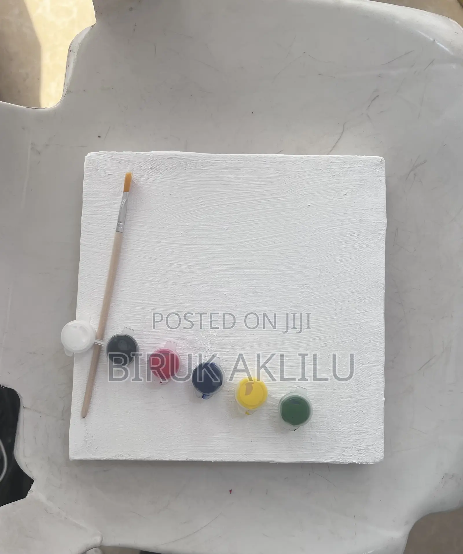 Canvas 20x20 1 Brush 6 Color Paint