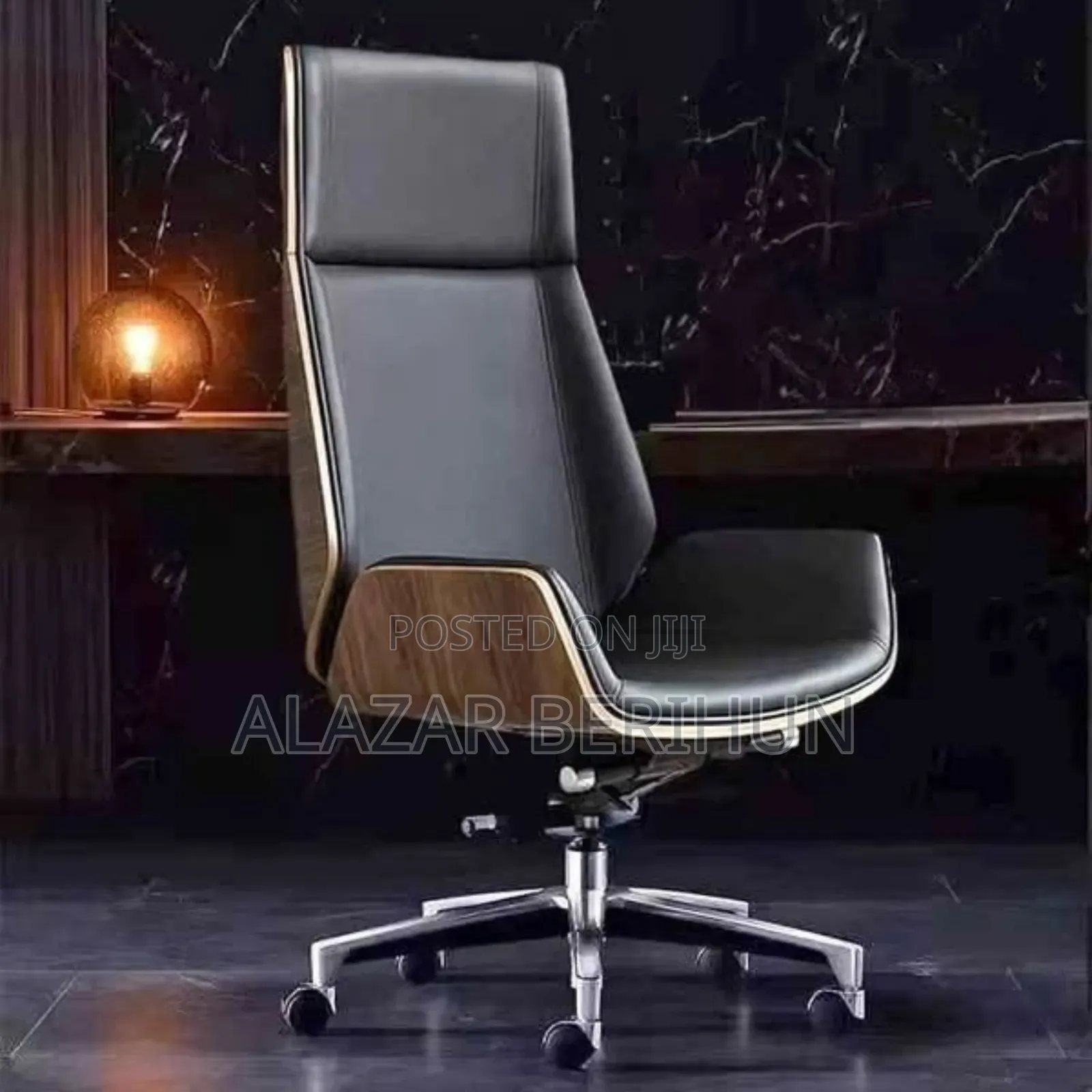 Comfortable Managerial Chair Full Leather (ምቹ የማናጀር ወንበር ሙሉ ሌዘር)