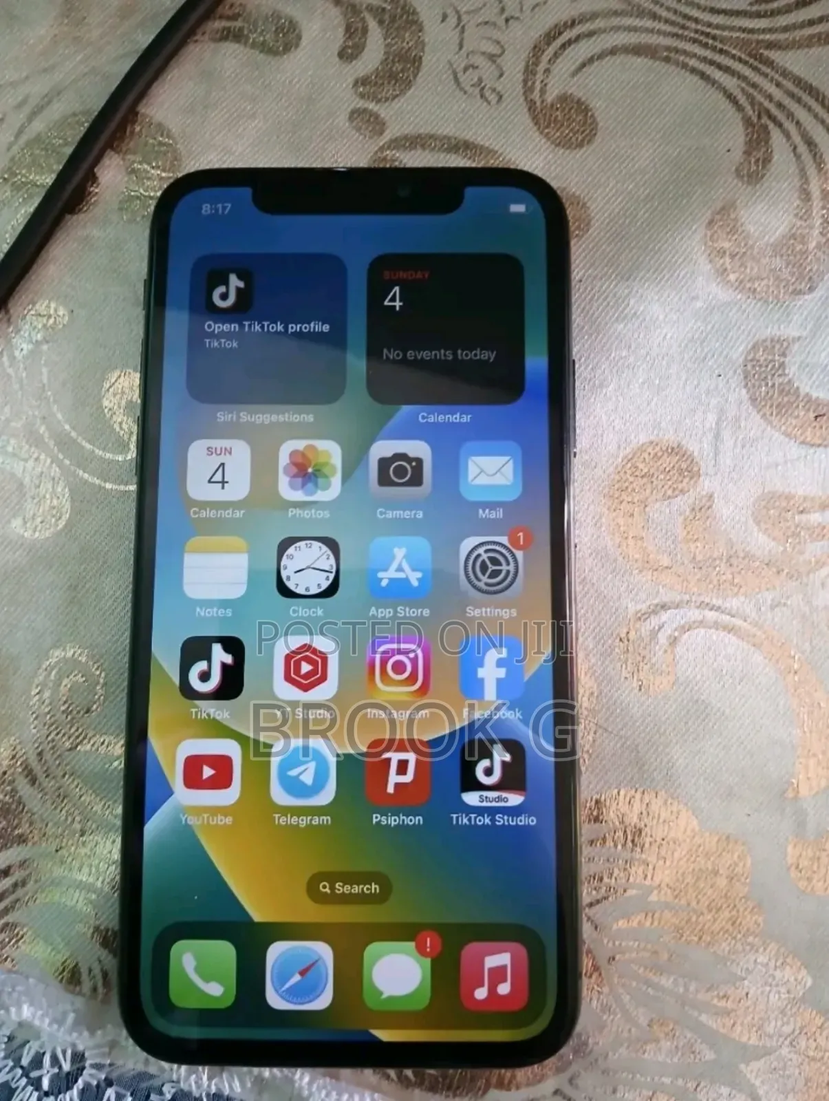 New Apple iPhone X 256 GB Black