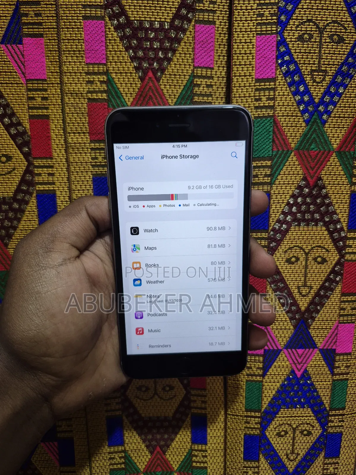 Apple iPhone 6s Plus 16 GB Silver