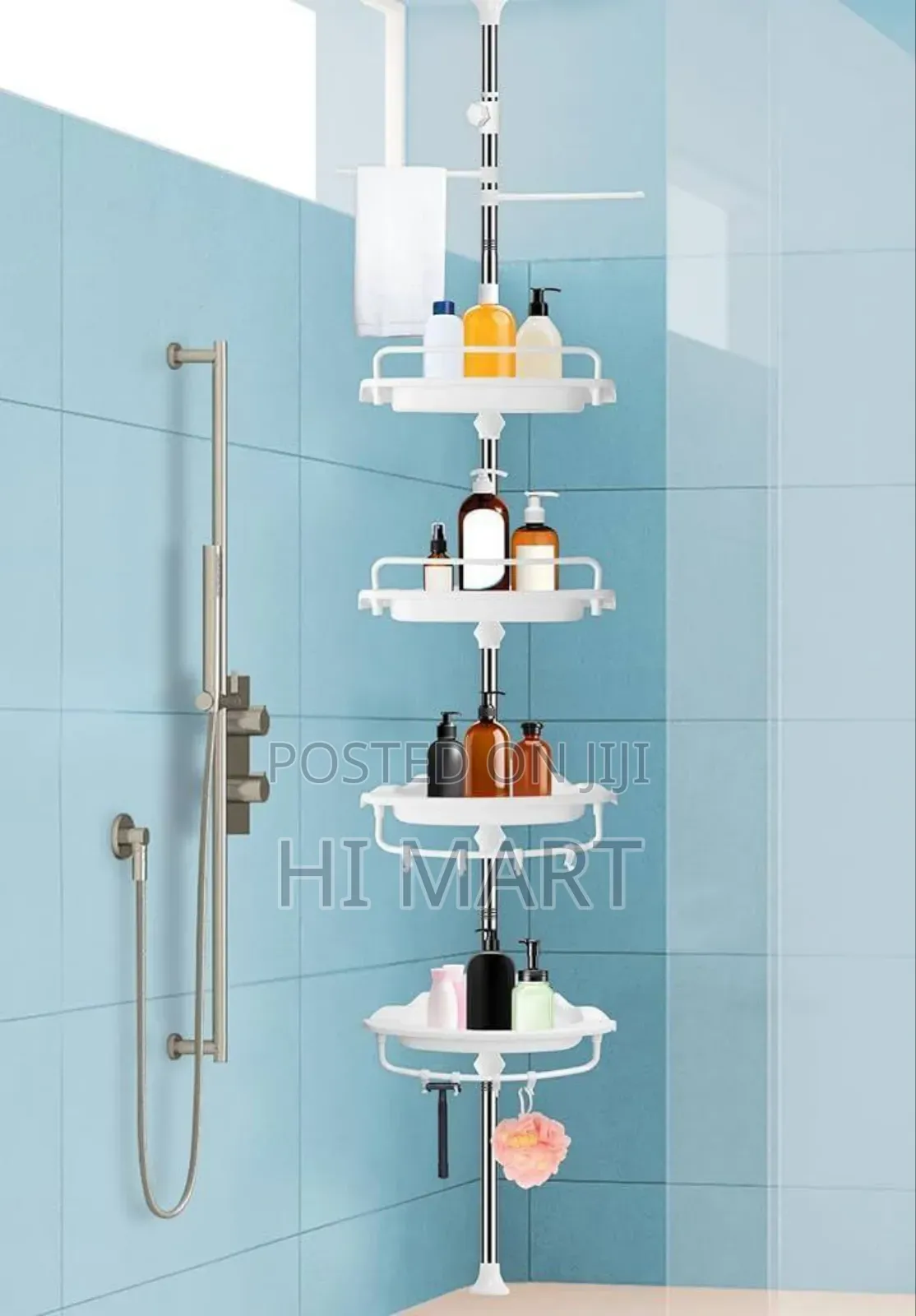 Adjustable Bathroom Corner Shelf