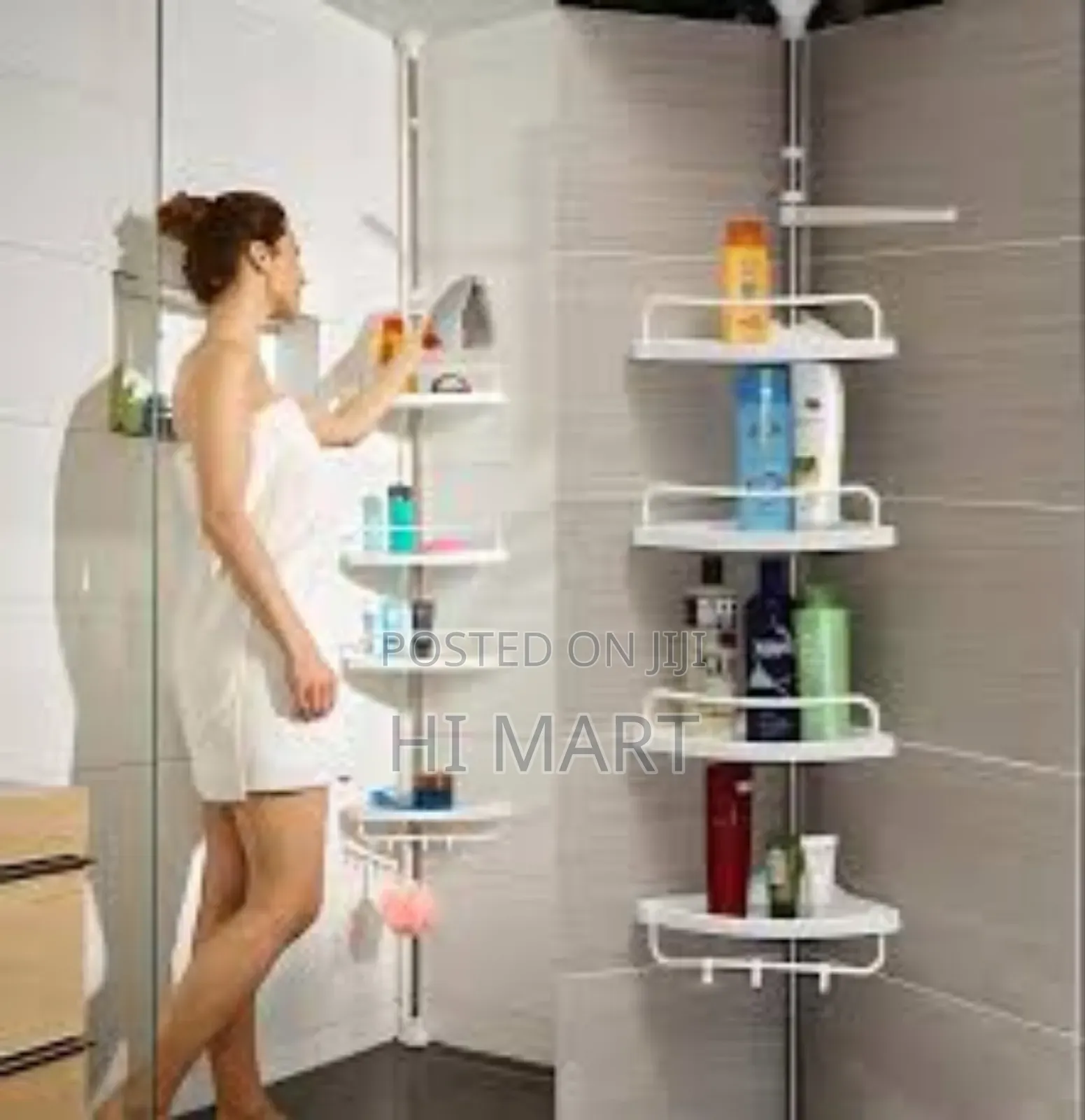 Adjustable Bathroom Corner Shelf