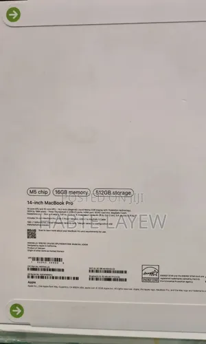 New Laptop Apple MacBook 16GB Apple M5 SSD 512GB