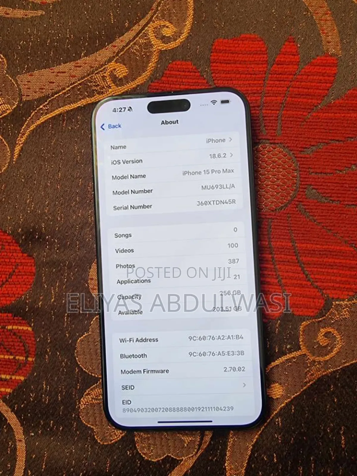 Apple iPhone 15 Pro Max 256 GB Blue