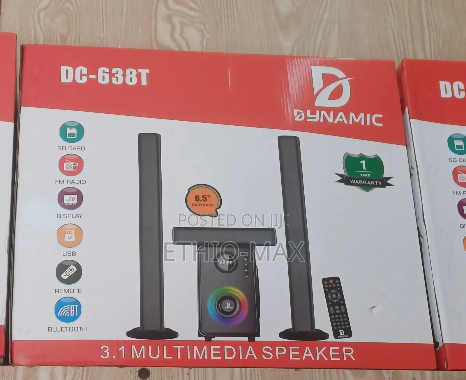 Dynamic 3.1ch Multimedia Speaker System – Powerful Bass | Original
