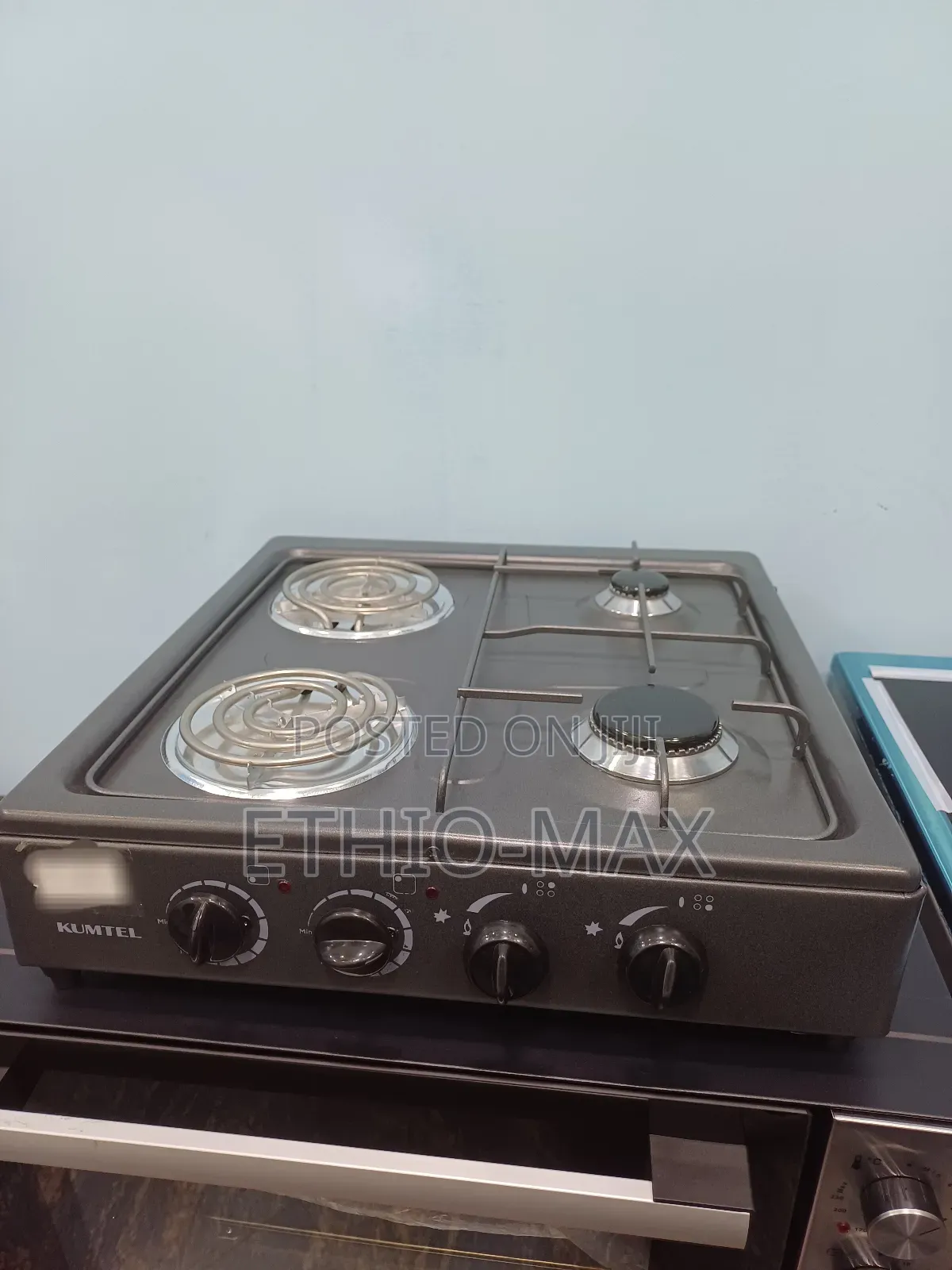 Kumtel Cooker Stove 2 Gas + 2 Electric – Original | Dual Fuel | Fast