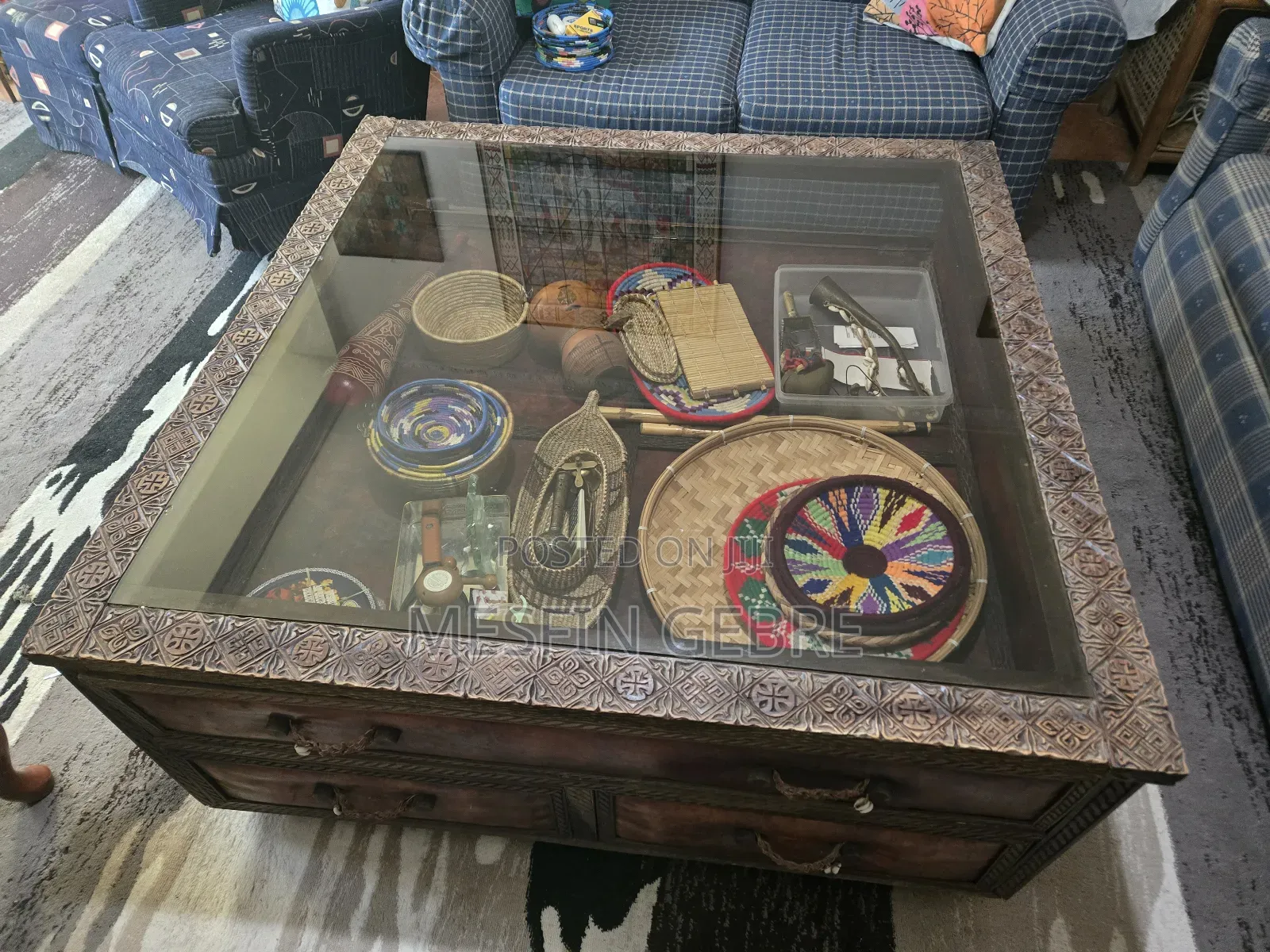 Coffee Tablets ( Hand Crafted Traditional Center Table)
