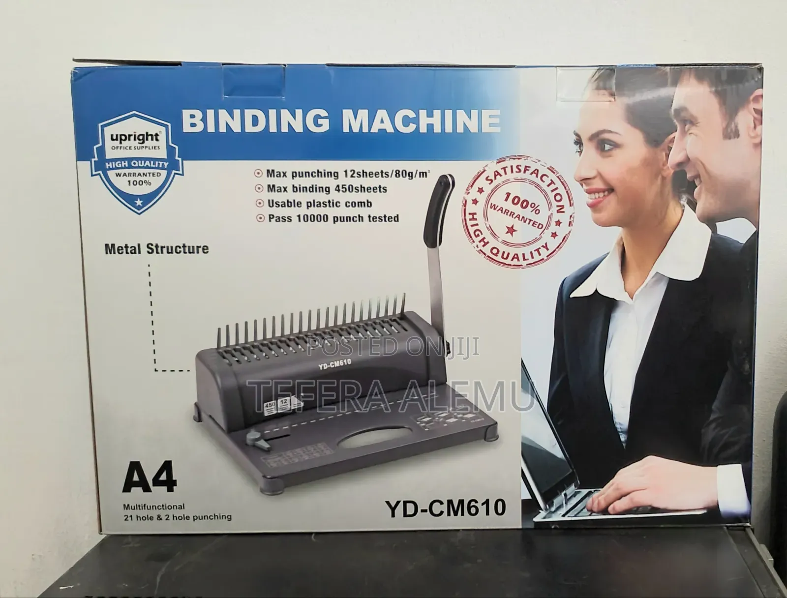 Upright Binding Machine Brand New