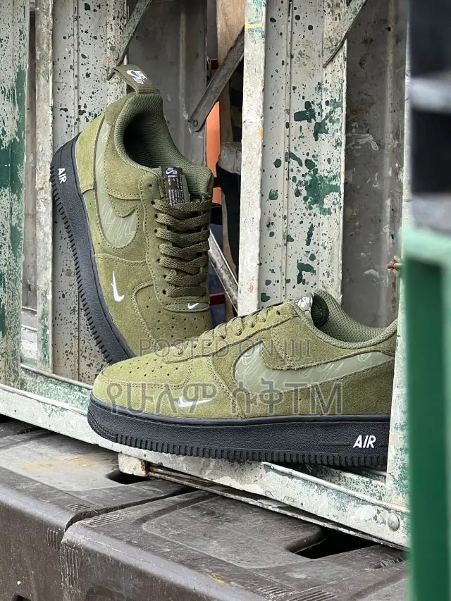 Nike Air Force 1 Low ‘07 Reflective Pack ‘Olive Suede’ Men’S Shoes