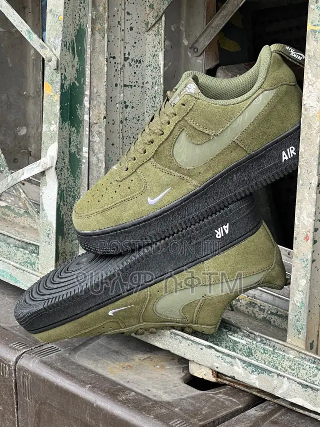 Nike Air Force 1 Low ‘07 Reflective Pack ‘Olive Suede’ Men’S Shoes