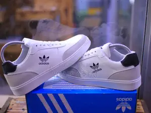 Adidas Casual Leather ‘White/Cream’ Men’S Flat Shoes